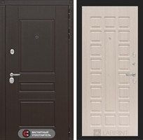 Входная металлическая дверь Лабиринт Мегаполис 04 - Беленый дуб 2511834