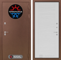 Входная металлическая дверь Лабиринт Термо Магнит 06 - Белое дерево 2598787