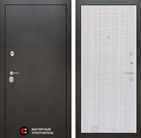 Входная металлическая дверь Лабиринт SILVER 06 - Сандал белый 2709207