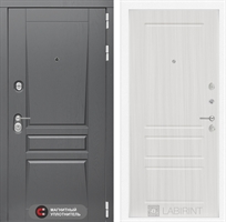 Входная металлическая дверь Лабиринт Платинум 03 - Сандал белый 2833484