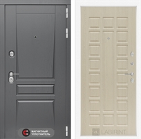 Входная металлическая дверь Лабиринт Платинум 04 - Беленый дуб 2836786