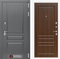 Входная металлическая дверь Лабиринт Платинум 03 - Орех бренди 2836789