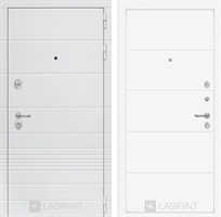 Входная белая дверь Лабиринт Трендо 13 - Белый софт 2941703