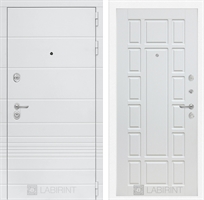Входная белая дверь Лабиринт Трендо 12 - Белое дерево 2942252