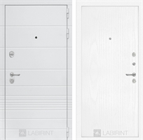 Входная белая дверь Лабиринт Трендо 07 - Белое дерево 2942257