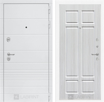 Входная белая дверь Лабиринт Трендо 08 - Кристалл вуд 2942258