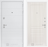 Входная белая дверь Лабиринт Трендо 03 - Сандал белый 2942265