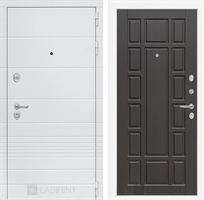 Входная белая дверь Лабиринт Трендо 12 - Венге 2942601