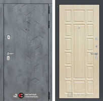 Входная металлическая дверь Лабиринт Бетон 12 - Беленый дуб 2955880