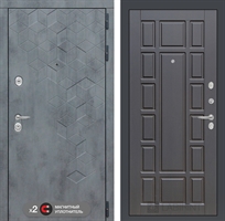 Входная металлическая дверь Лабиринт Бетон 12 - Венге 2955899