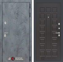 Входная металлическая дверь Лабиринт Бетон 04 - Венге 2955910