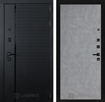 Входная металлическая дверь Лабиринт PIANO 21 - Бетон светлый 3710005