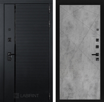 Входная металлическая дверь Лабиринт PIANO 24 - Бетон светлый 3919200