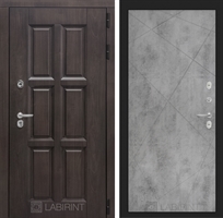 Входная металлическая дверь с Терморазрывом Лабиринт Лондон 24 - Бетон светлый 4006913