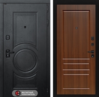 Входная металлическая дверь Лабиринт GRAND 03 - Орех бренди 4049567