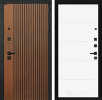 Входная металлическая дверь Лабиринт STORM 13 - Белый софт 4049871