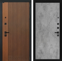 Входная металлическая дверь Лабиринт STORM 24 - Бетон светлый 4049875