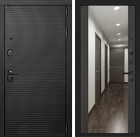 Входная металлическая дверь Лабиринт VOLCANO с Зеркалом Максимум - Венге 4054992