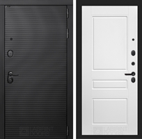 Входная металлическая дверь Лабиринт VOLCANO 03 - Белый софт 4055018