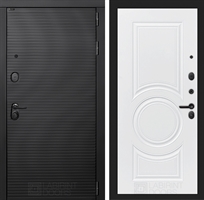 Входная металлическая дверь Лабиринт VOLCANO 23 - Белый софт 4055023