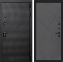 Входная металлическая дверь Лабиринт VOLCANO 24 - Графит софт 4055025