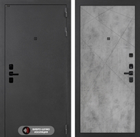 Входная металлическая дверь Лабиринт ACUSTIC 24 - Бетон светлый 4060275