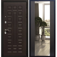 Входная металлическая дверь Премиум 3к с Зеркалом СБ-16 Венге / Венге 5088