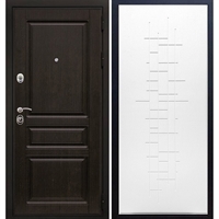 Входная металлическая дверь Премиум - Н ФЛ-289 Белый ясень 6860