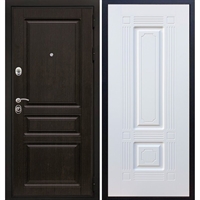 Входная металлическая дверь Премиум -H ФЛ-2 Белый силк сноу 6872