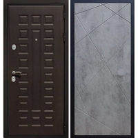 Входная металлическая дверь Премиум 3к ФЛ-291 Бетон тёмный 7089