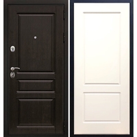 Входная металлическая дверь Премиум - H ФЛ-117 Софт шампань 7403