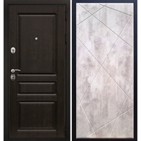 Входная металлическая дверь Премиум -Н ФЛ-291 Бетон светлый 7870