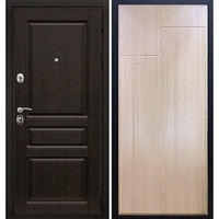 Входная металлическая дверь Премиум -H ФЛ-246 Беленый дуб 7917