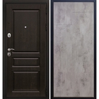 Входная металлическая дверь Премиум -H ФЛ-246 Бетон светлый 7923