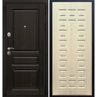 Входная металлическая дверь Премиум - Н ФЛ-183 Лиственница беж 7942