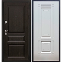 Входная металлическая дверь Премиум -H ФЛ-2 Белый ясень 7943