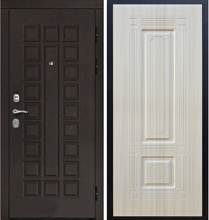 Входная металлическая дверь Монолит ФЛ-2 Лиственница беж 20805