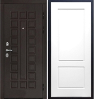 Входная металлическая дверь Монолит ФЛ-117 Белый силк сноу 20891