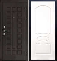 Входная металлическая дверь Монолит ФЛ-128 Белый силк сноу 20916