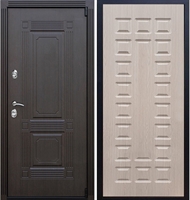 Входная металлическая дверь ESTET ФЛ-183 Беленый дуб 22218