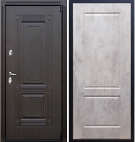 Входная металлическая дверь ESTET ФЛ-117 Бетон темный 22350