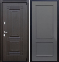 Входная металлическая дверь ESTET ФЛ-117 Силк титан 22351