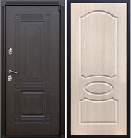 Входная металлическая дверь ESTET ФЛ-128 Лиственница беж 22380