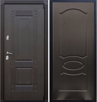 Входная металлическая дверь ESTET ФЛ-128 Венге 22381