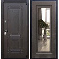 Входная металлическая дверь ESTET с Зеркалом Венге 22406