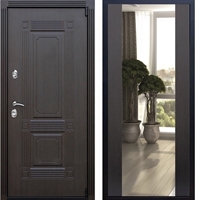 Входная металлическая дверь ESTET с Зеркалом СБ -16 Венге 22435