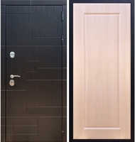 Входная металлическая дверь Нова Лабиринт ФЛ-119 Лиственница беж 25984