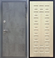 Входная металлическая дверь Гранит Бетон ФЛ-183 Лиственница беж 27330