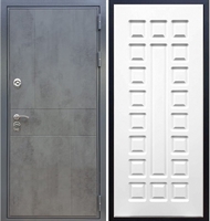 Входная металлическая дверь Гранит Бетон ФЛ-183 Белый ясень 27335