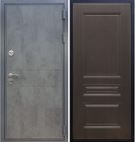 Входная металлическая дверь Гранит Бетон ФЛ-243 Венге 27400